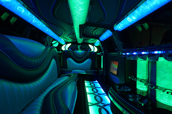 inside a party bus